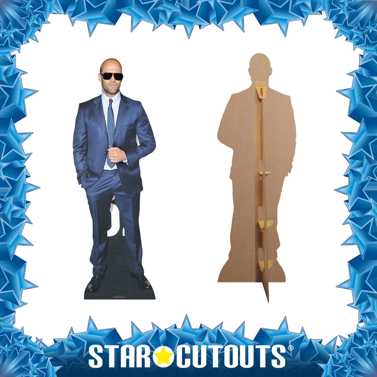 CS553 Jason Statham Height 178cm Lifesize Cardboard Cutout