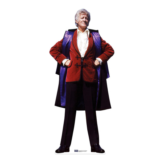 John Pertwee Cardboard Cut Out Height 189cm - Star Cutouts