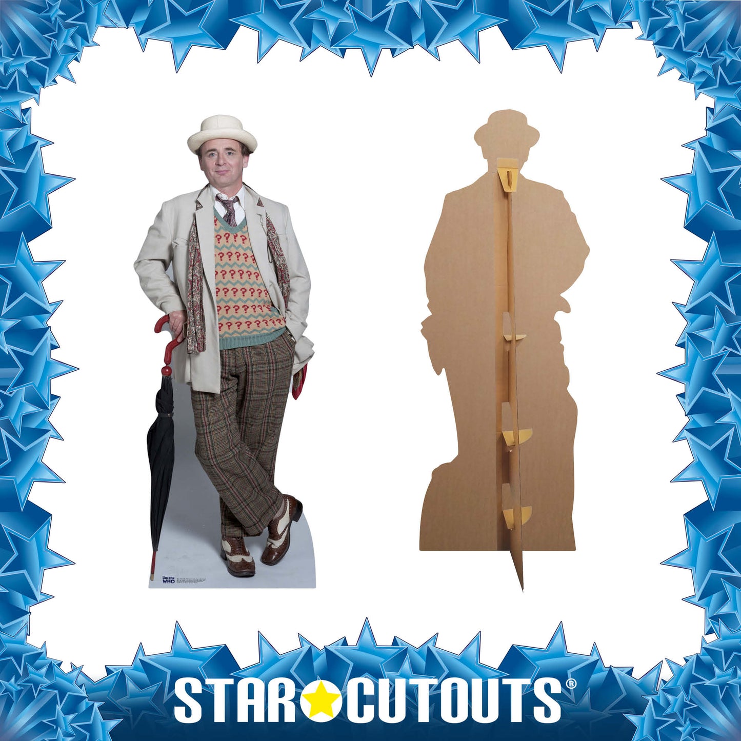 Sylvester McCoy Cardboard Cut Out Height 185cm - Star Cutouts