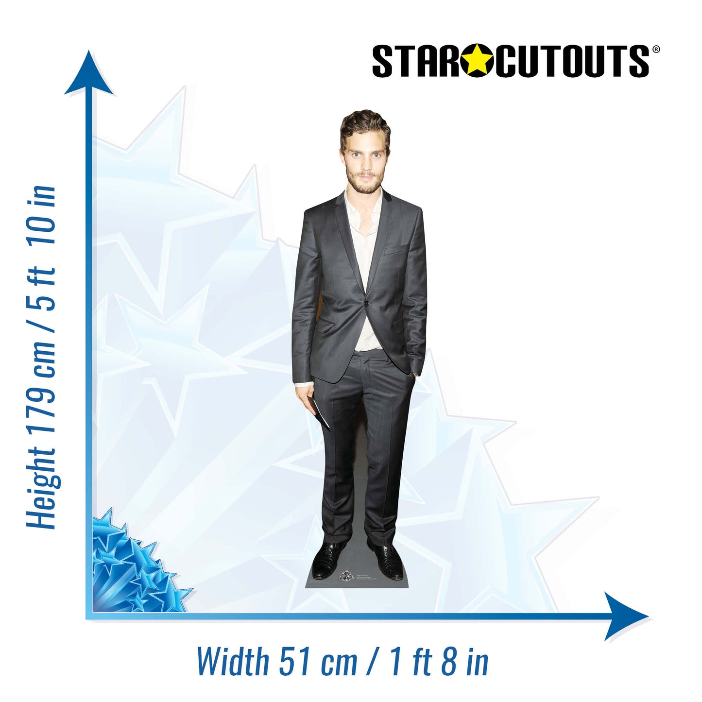 CS592 Jamie Dornan  Height 179cm Lifesize Cardboard Cutout