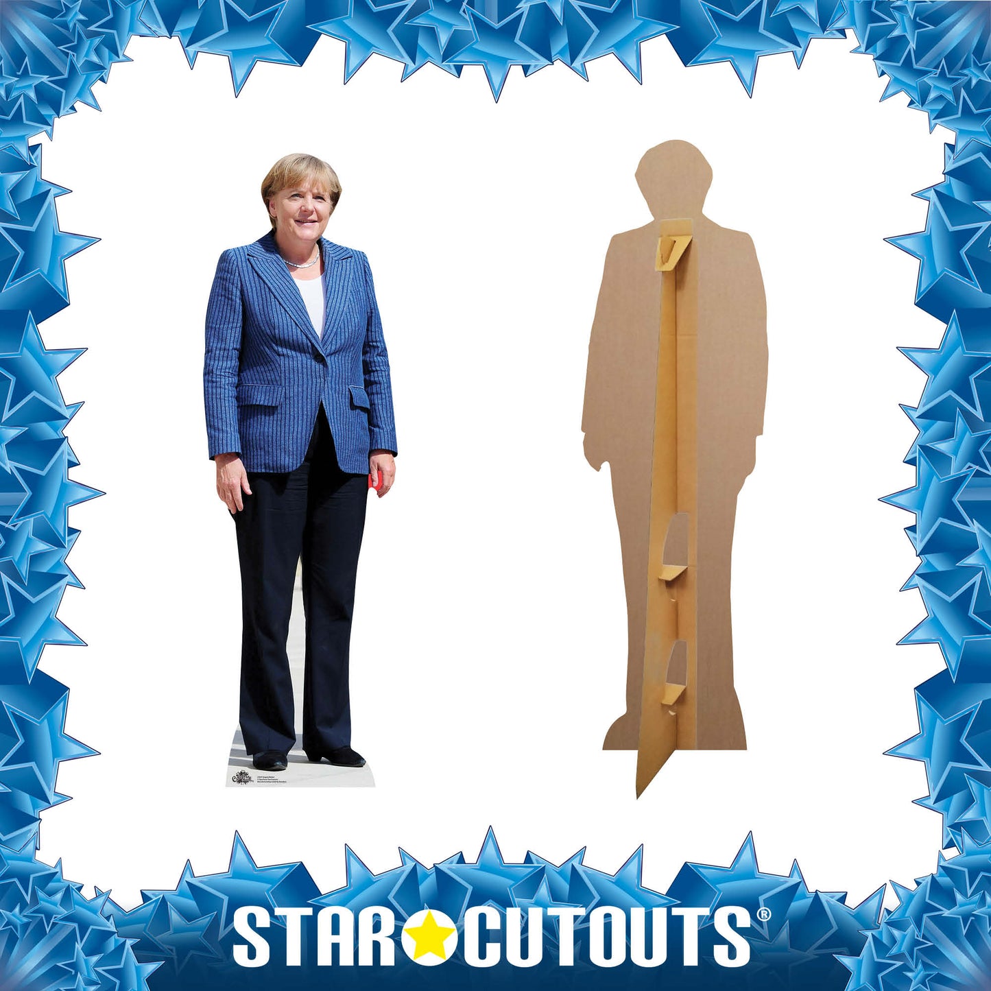 CS597 Angela Merkel Height 164cm Lifesize Cardboard Cutout