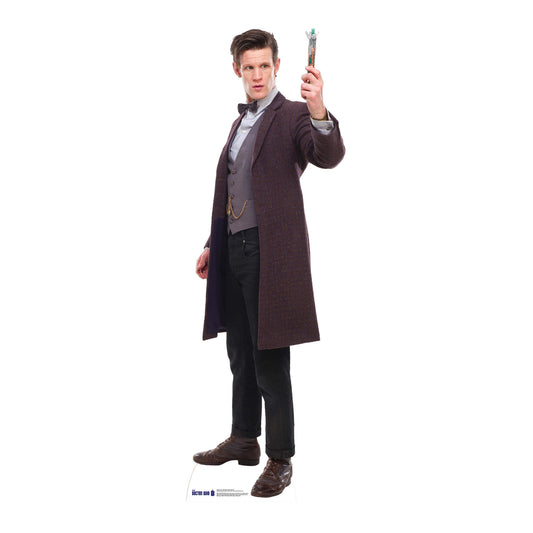 The 11th Doctor 2013 Screwdriver Matt Smith Cardboard Cut Out Height 180cm - Star Cutouts