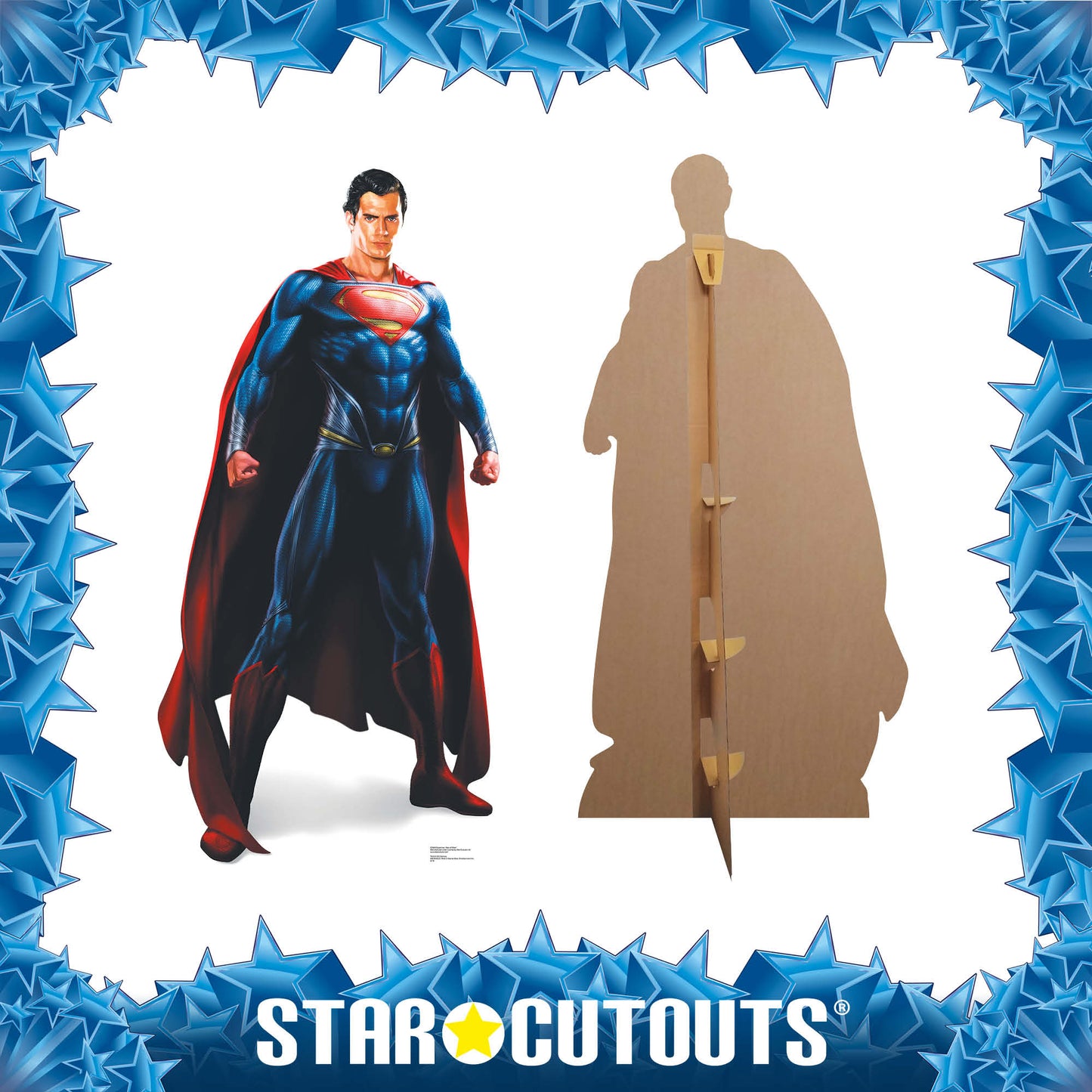SC609 Superman 'Man of Steel' Cardboard Cut Out Height 188cm