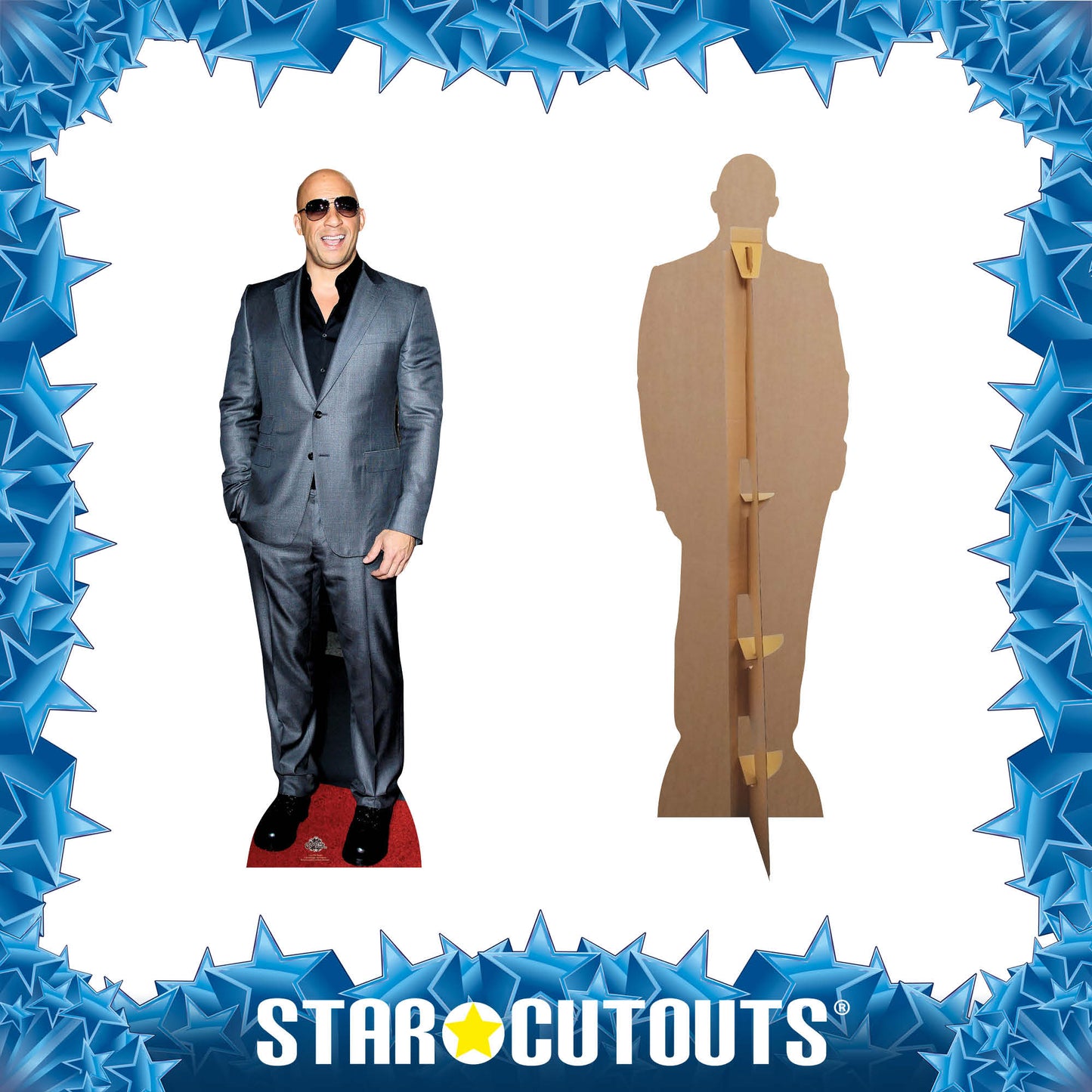 CS613 Vin Diesel Height 182cm Lifesize Cardboard Cutout