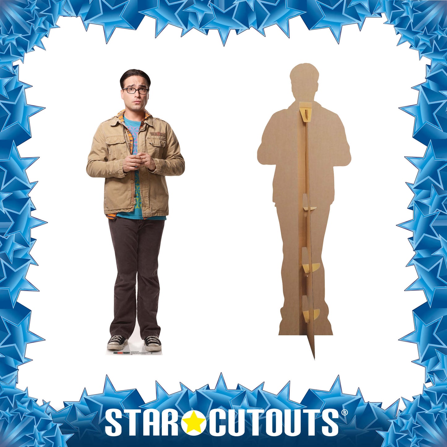 SC619 Dr Leonard Hofstadter The Big Bang Theory Cardboard Cut Out Height 170cm - Star Cutouts