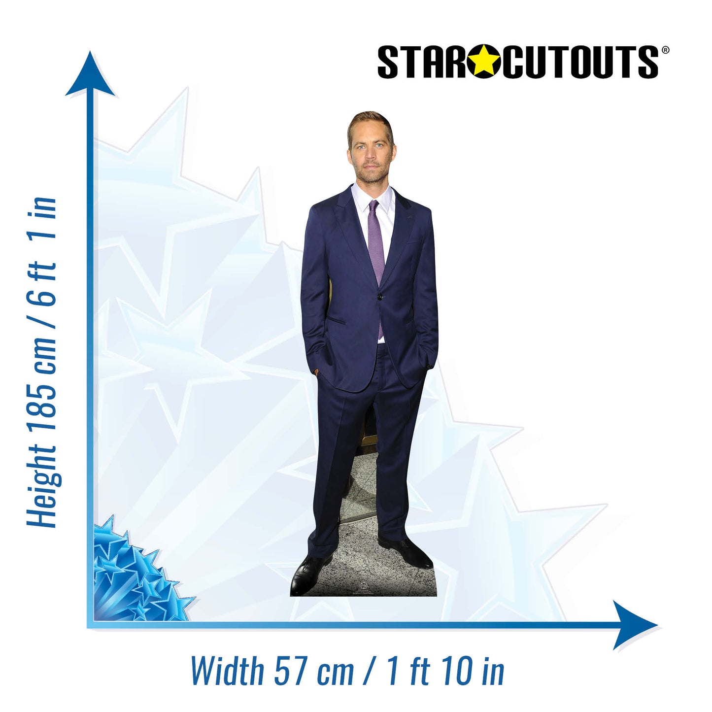 CS624 Paul Walker Height 185cm Lifesize Cardboard Cutout