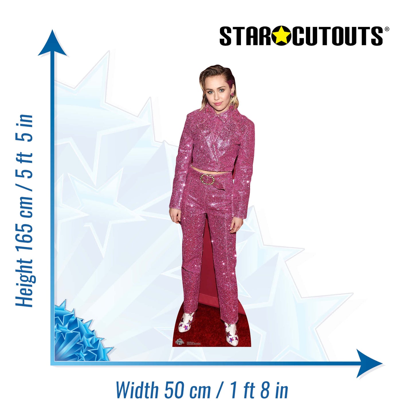 CS630 Miley Cyrus Height 165cm Lifesize Cardboard Cutout