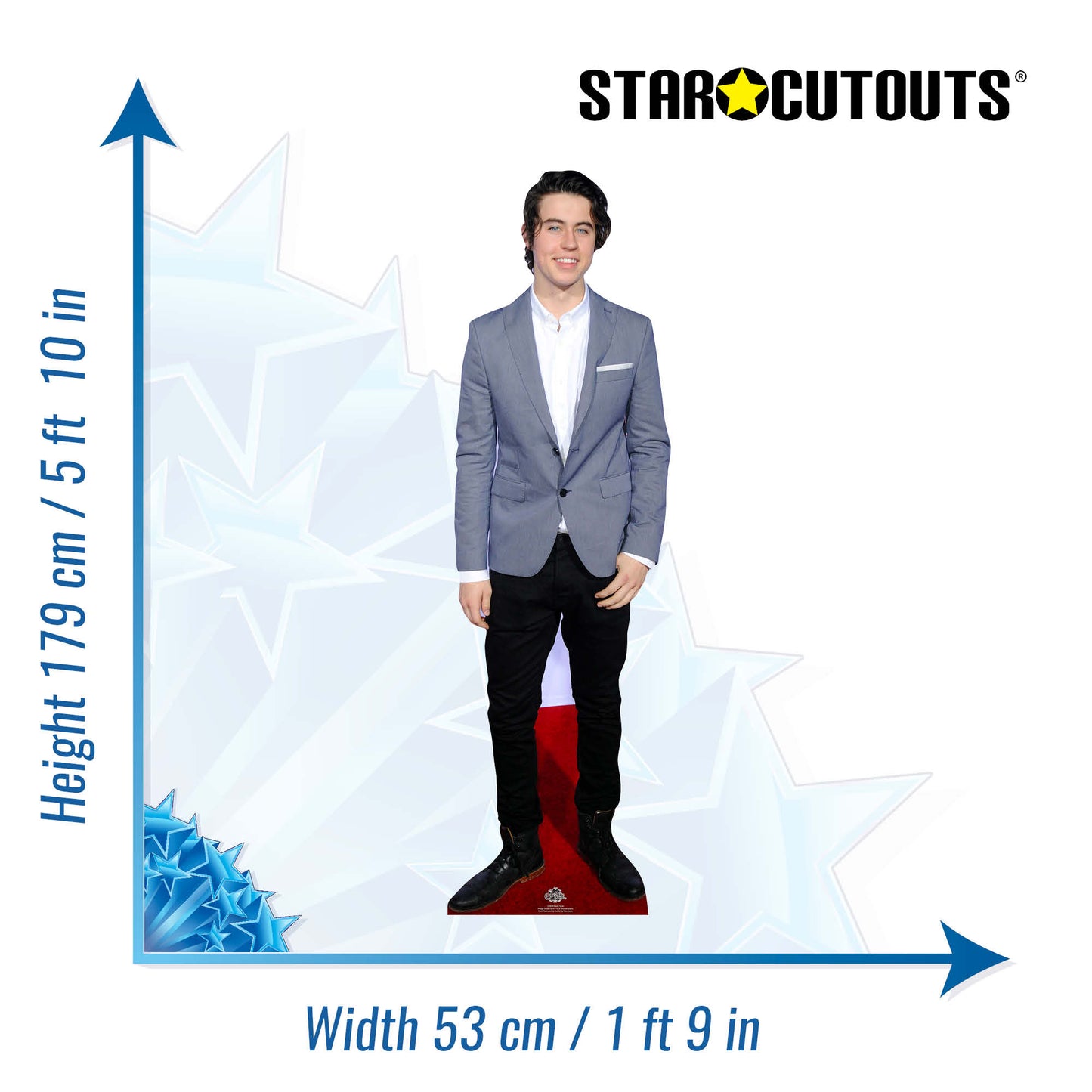 CS633 Nash Grier Height 179cm Lifesize Cardboard Cutout