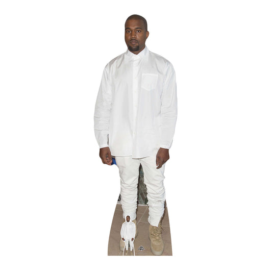 CS645 Kanye West Height 173cm Lifesize Cardboard Cut Out With Mini