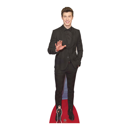 CS657 Shawn Mendes Height 185cm Lifesize Cardboard Cut Out With Mini