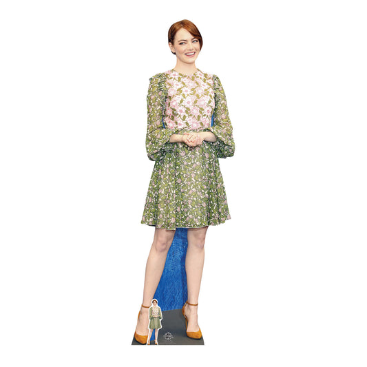 CS660 Emma Stone Height 165cm Lifesize Cardboard Cut Out With Mini