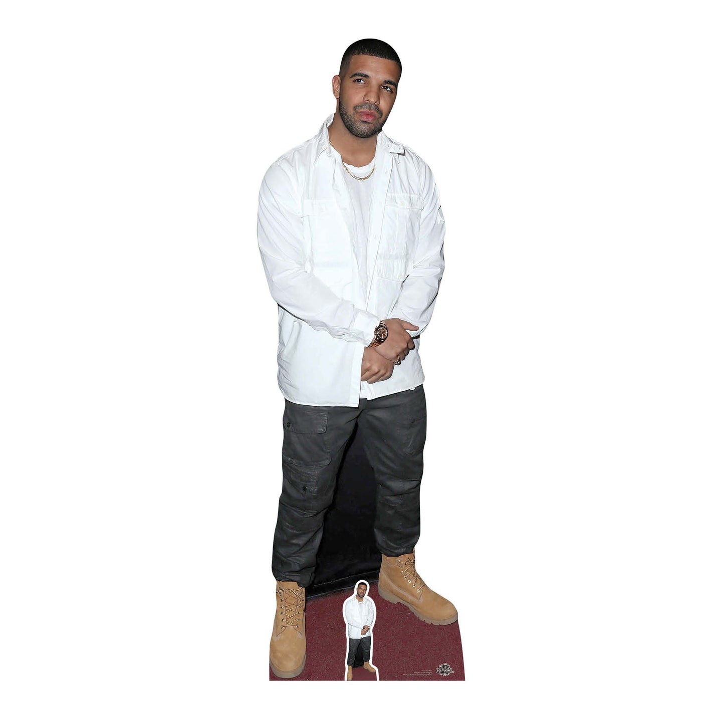 CS671 Drake Height 182cm Lifesize Cardboard Cut Out With Mini