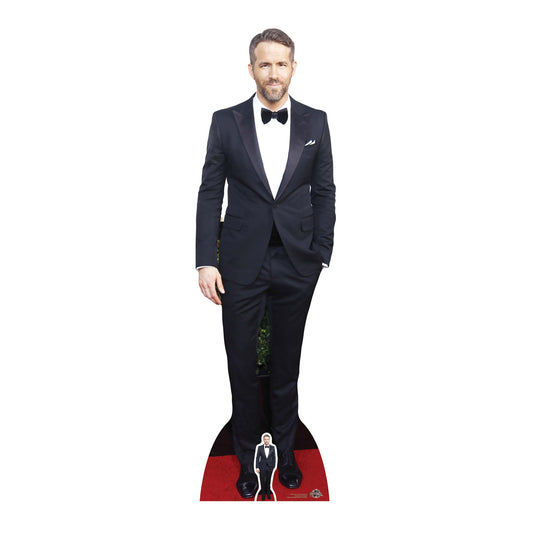 CS675 Ryan Reynolds Black and White Suit (Bowtie) Height 188cm