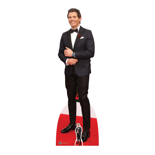 CS681 James Marsden Height 181cm Lifesize Cardboard Cut Out With Mini