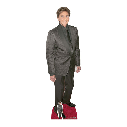 CS684 Barry Manilow Height 182cm Lifesize Cardboard Cut Out With Mini