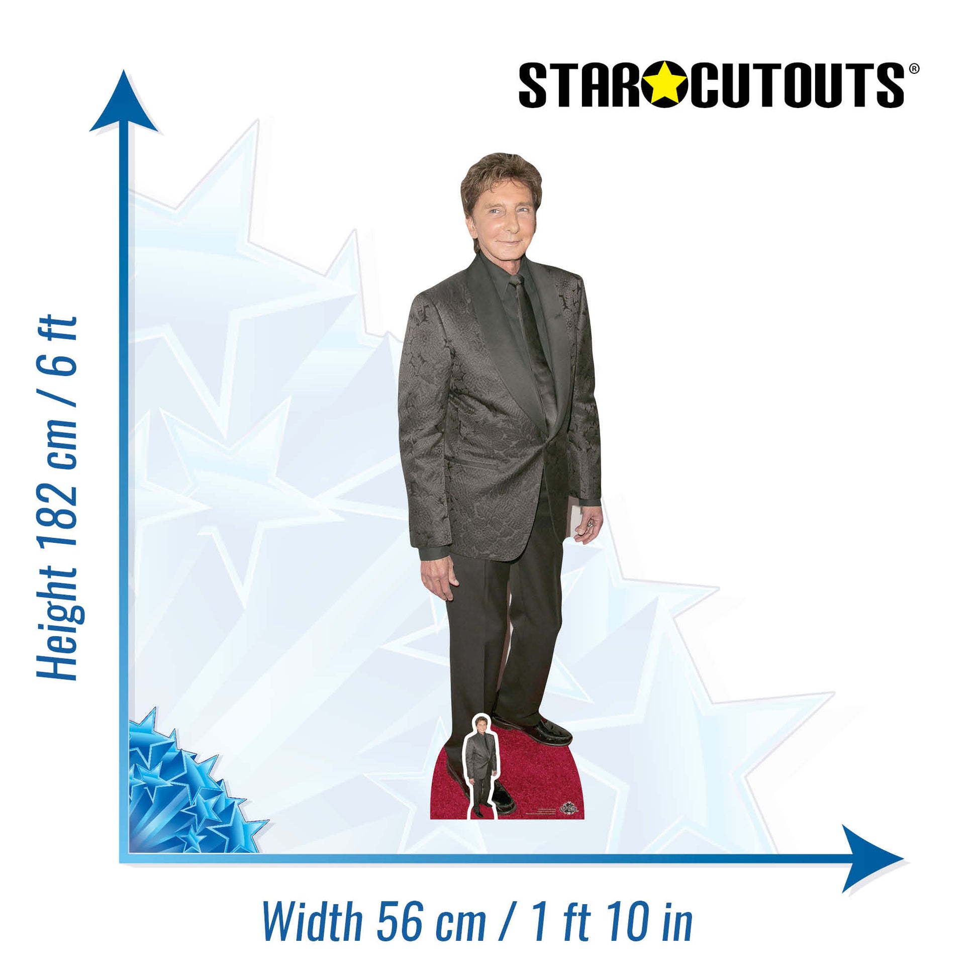 David Bowie Musician Lifesize Cardboard Cutout / Standee / Stand up