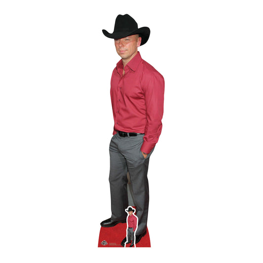 CS687 Kenny Chesney Red Carpet Height 169cm Lifesize Cardboard Cut Out With Mini