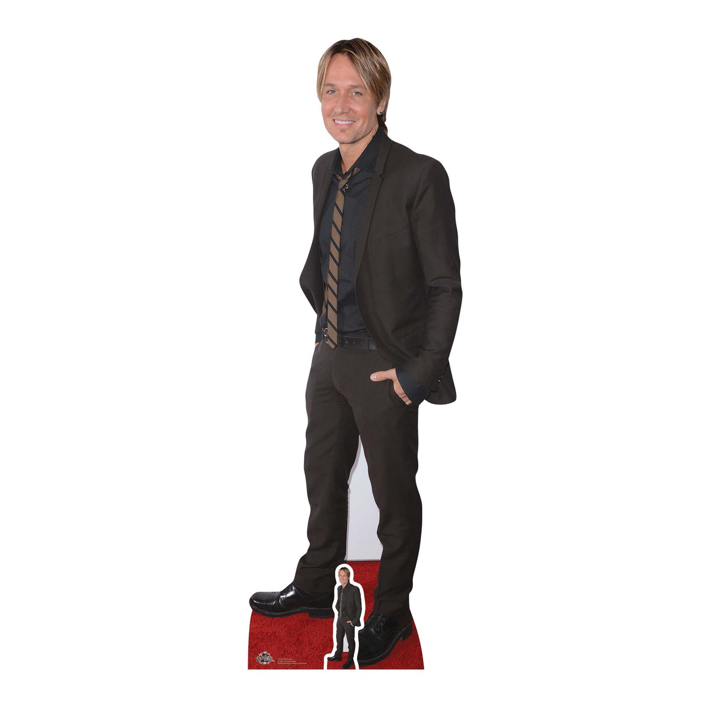 CS688 Keith Urban Red Carpet Height 178cm Lifesize Cardboard Cut Out With Mini