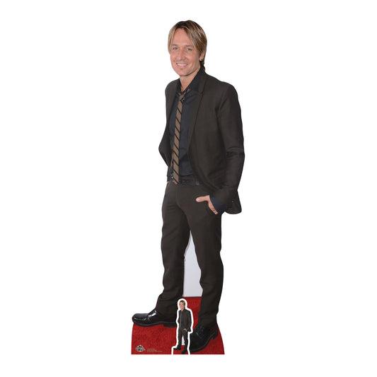 CS688 Keith Urban Red Carpet Height 178cm Lifesize Cardboard Cut Out With Mini