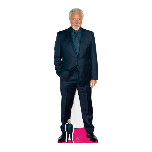 CS689 Tom Jones Red Carpet Height 177cm Lifesize Cardboard Cut Out With Mini