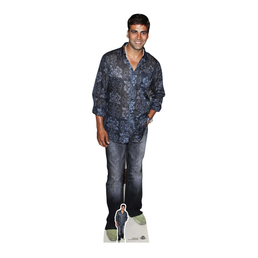 CS693 Akshay Kumar Height 180cm Lifesize Cardboard Cut Out With Mini