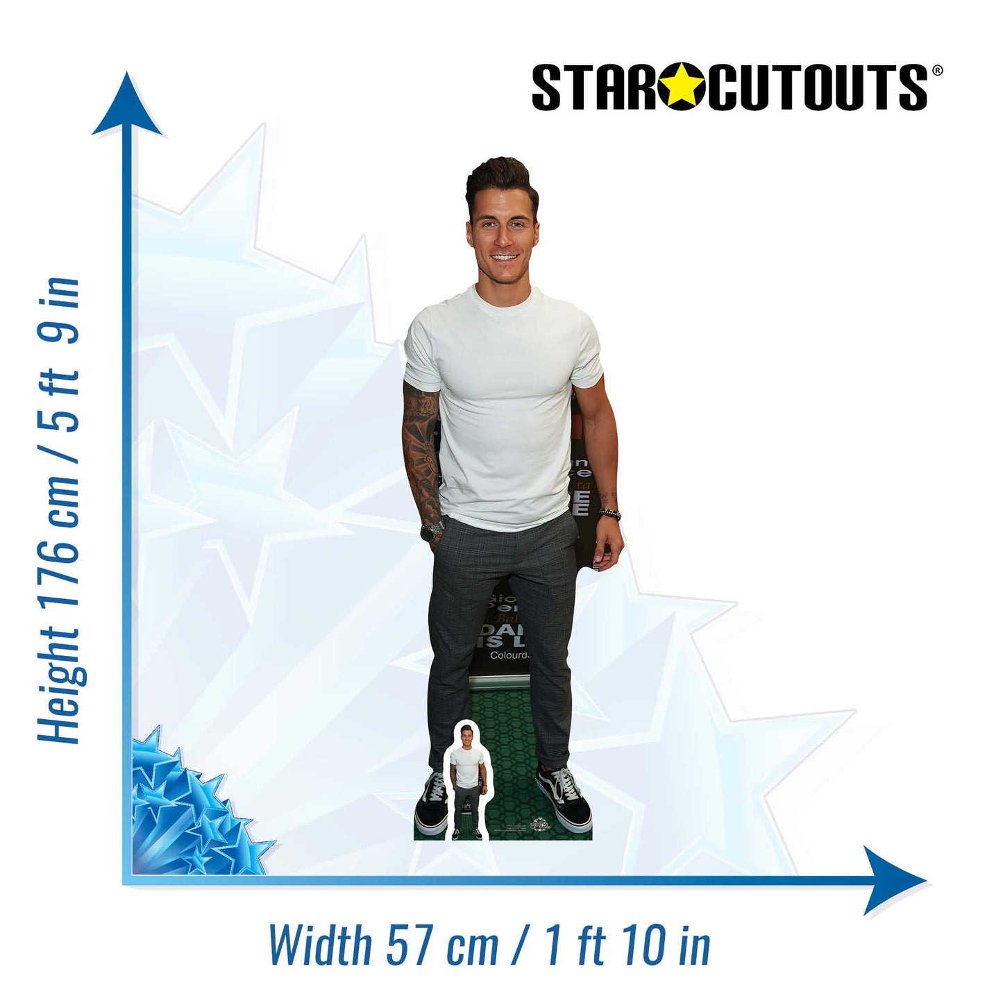 CS694 Strictly Gorka Marquez Height 176cm Lifesize Cardboard Cut Out With Mini