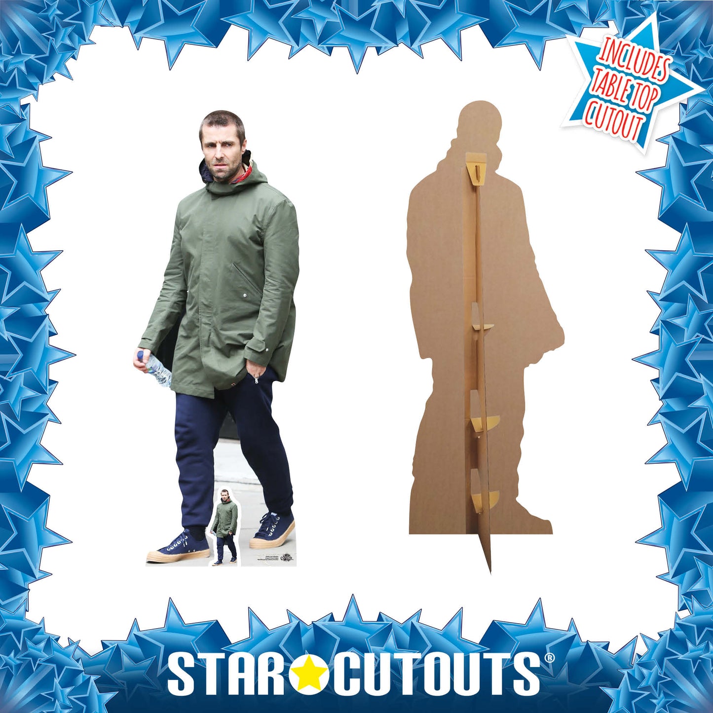 CS695 Liam Gallagher Height 178cm Lifesize Cardboard Cut Out With Mini