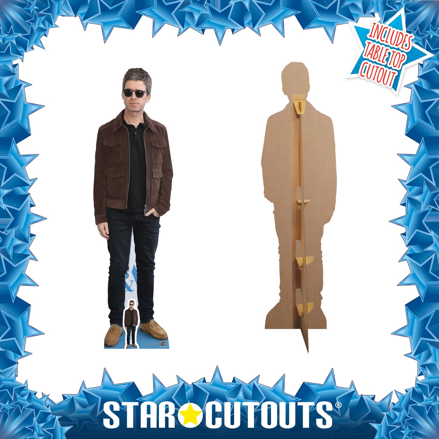 CS696 Noel Gallagher Height 173cm Lifesize Cardboard Cut Out With Mini