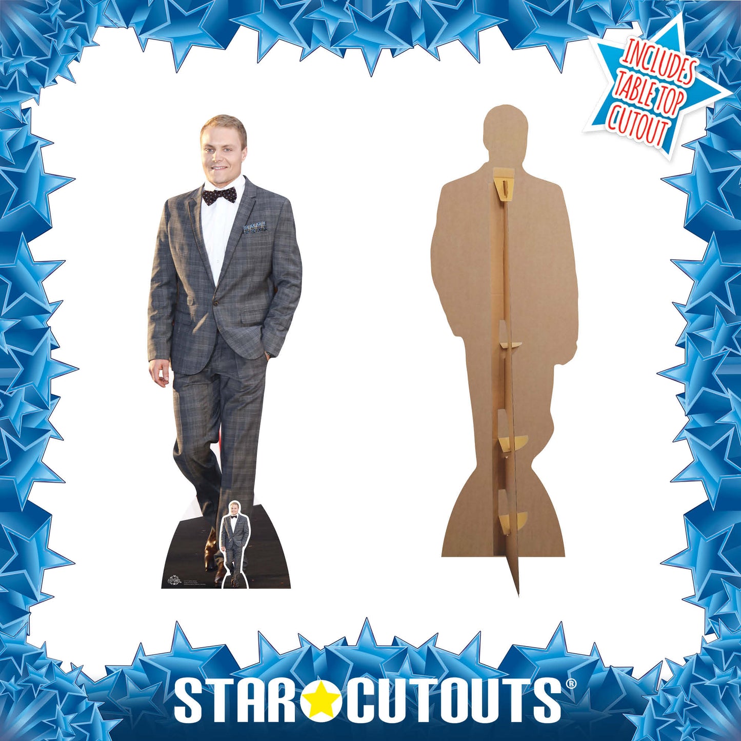 CS710 Valtteri Bottas RED CARPET Height 176cm Lifesize Cardboard Cut Out With Mini