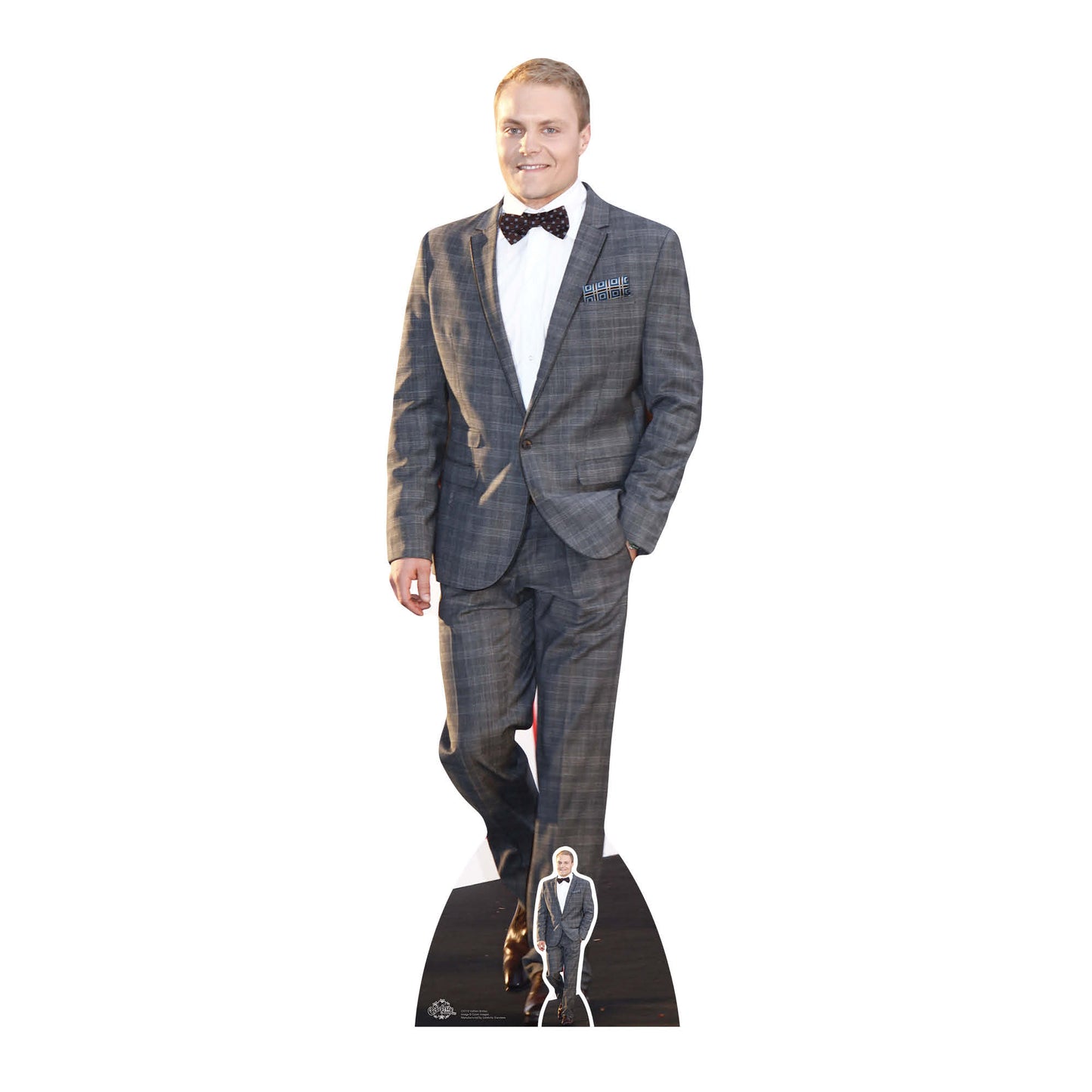 CS710 Valtteri Bottas RED CARPET Height 176cm Lifesize Cardboard Cut Out With Mini