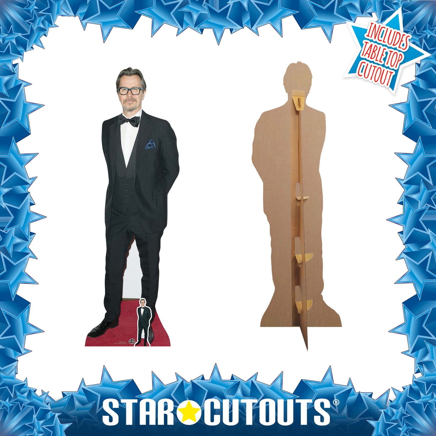 CS719 Gary Oldman Height 175cm Lifesize Cardboard Cut Out With Mini