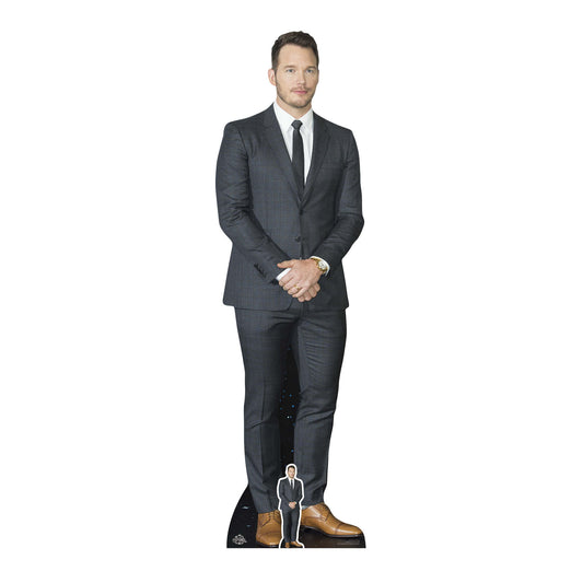 CS729 Chris Pratt Height 187cm Lifesize Cardboard Cut Out With Mini