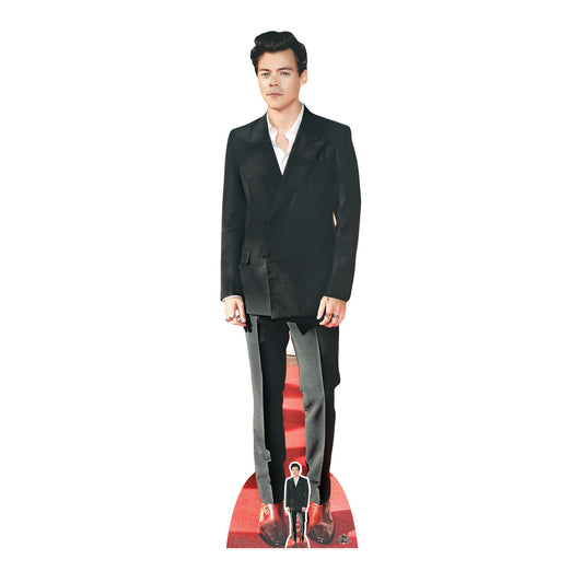 CS734 Harry Styles Red Shoes Height 182cm Lifesize Cardboard Cut Out With Mini