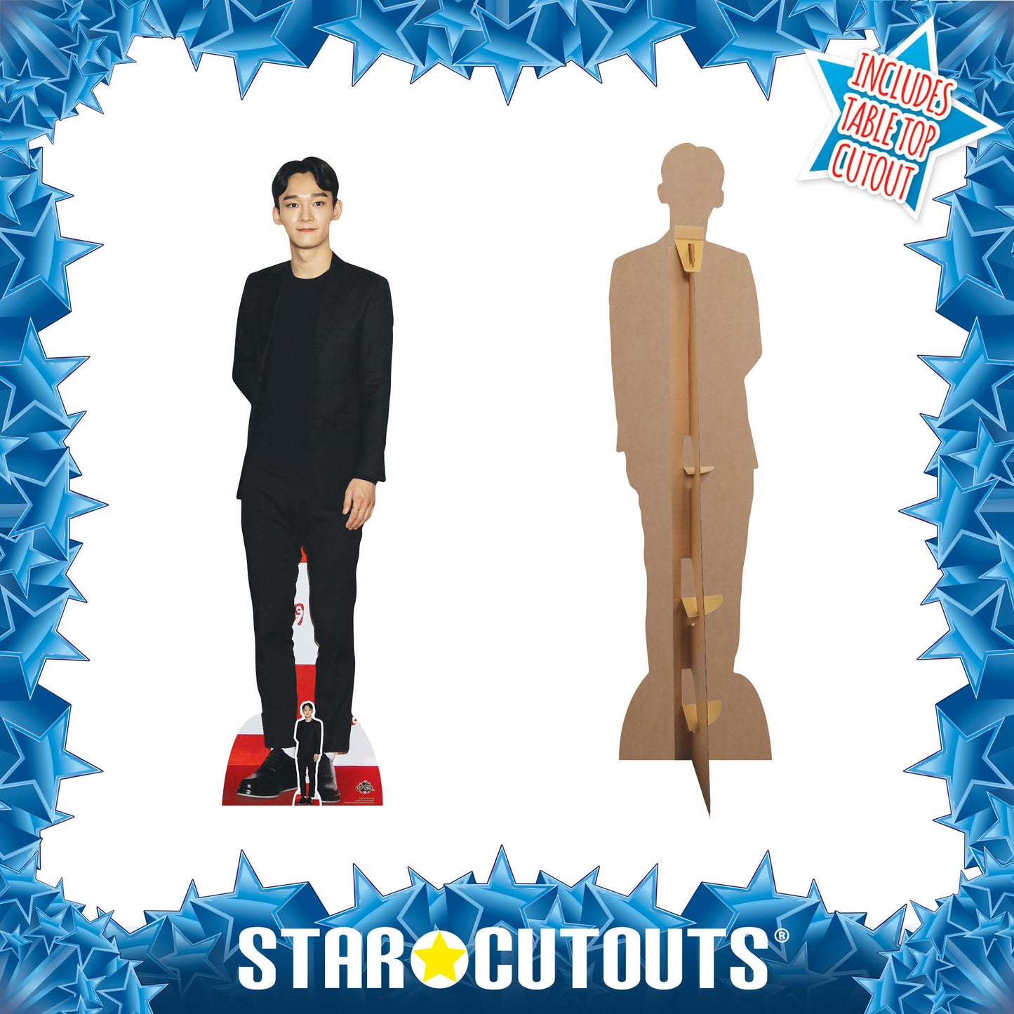 CS775 Chen (Exo) Height 178cm Lifesize Cardboard Cut Out With Mini