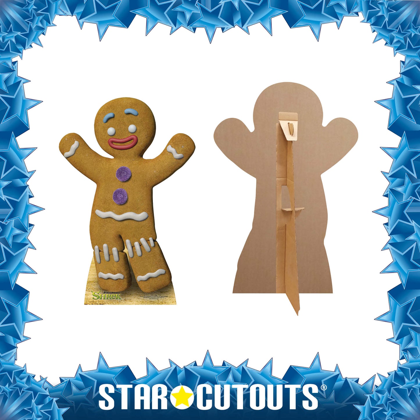 SC787 Gingy Cardboard Cut Out Height 75cm