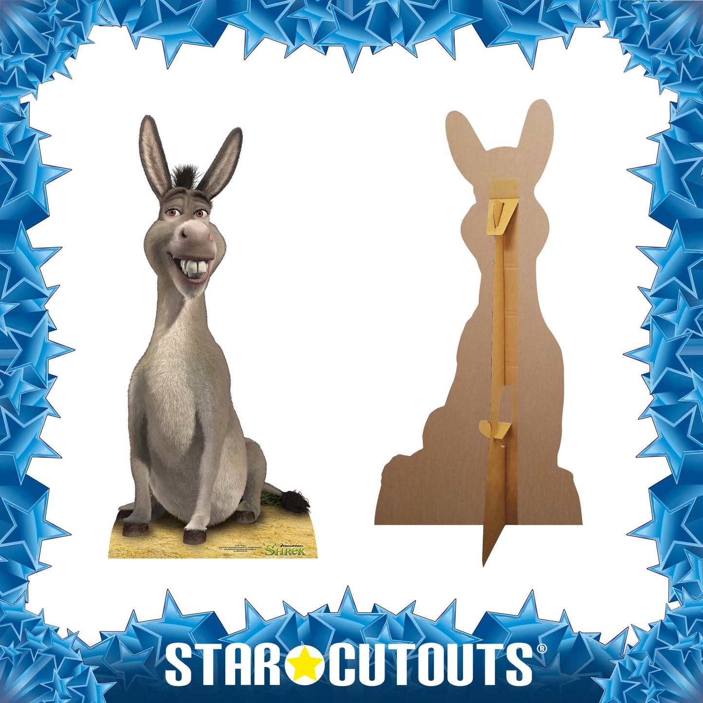 SC788 Donkey Cardboard Cut Out Height 123cm