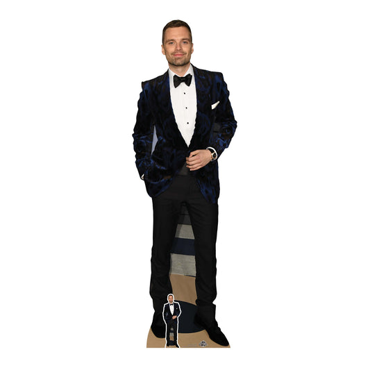 CS803 Sebastian Stan Height 184cm Lifesize Cardboard Cut Out With Mini