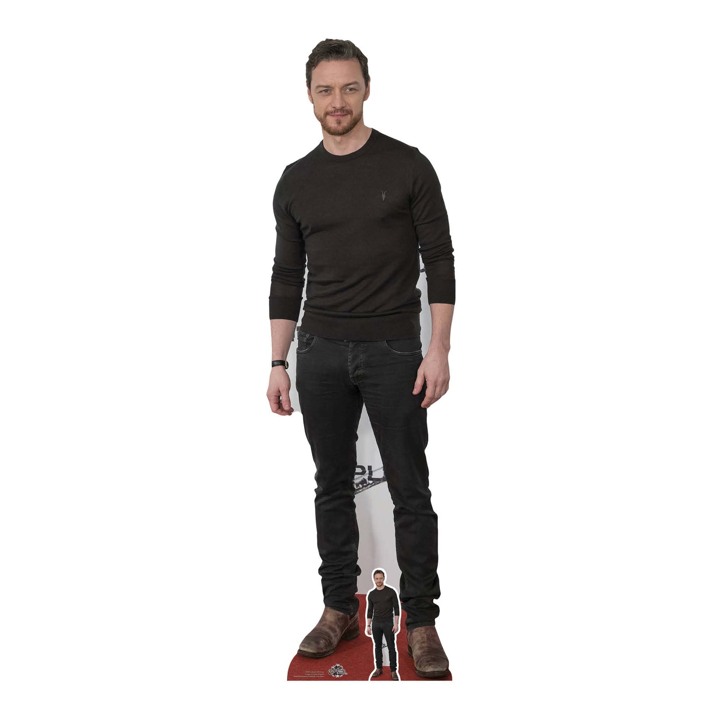 CS805 James McAvoy Height 172cm Lifesize Cardboard Cut Out With Mini