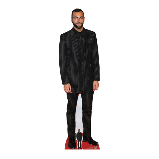 CS819 Marco Mengoni Height 189cm Lifesize Cardboard Cut Out With Mini