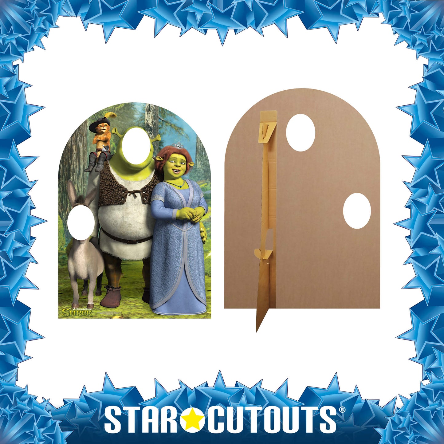 SC821 Shrek Stand-in (Child-Sized) Cardboard Cut Out Height 134cm