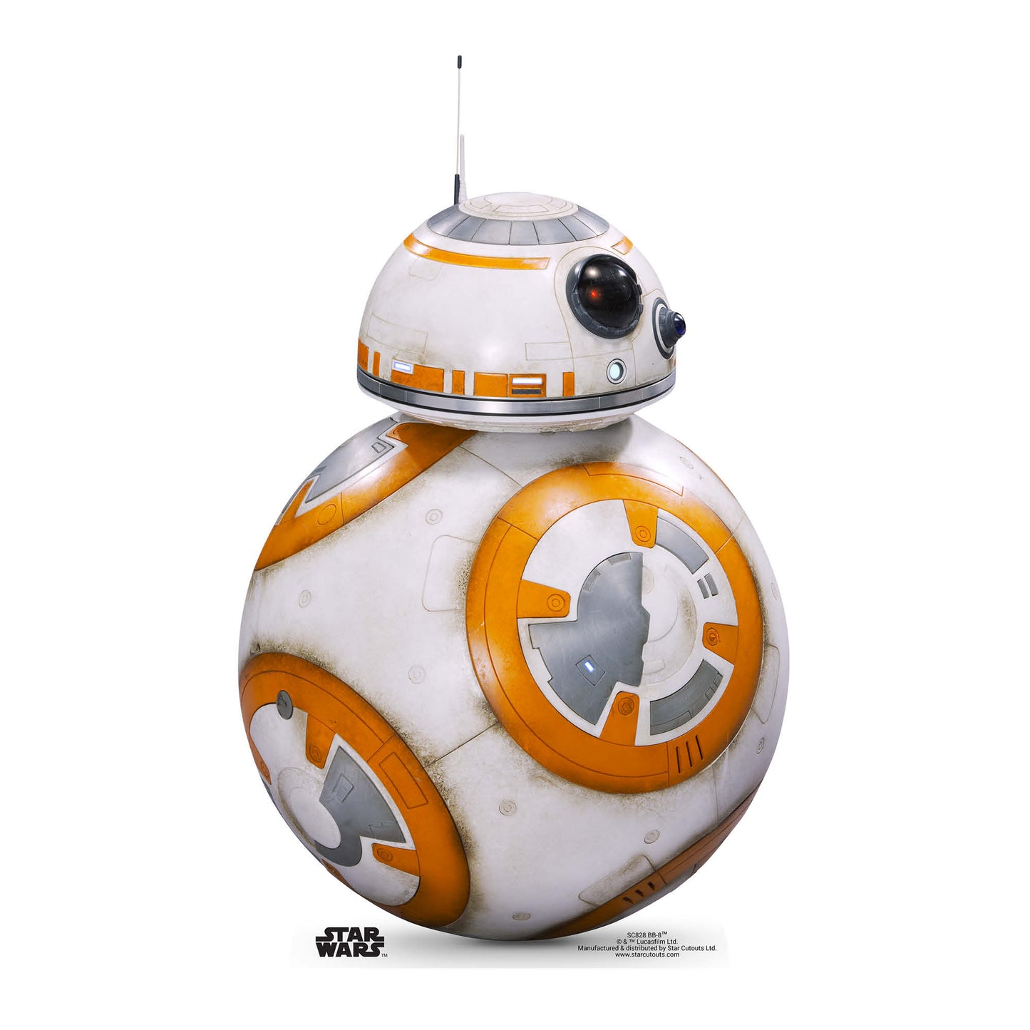 SC828 BB-8 (SW:TFA) Cardboard Cut Out Height 94cm