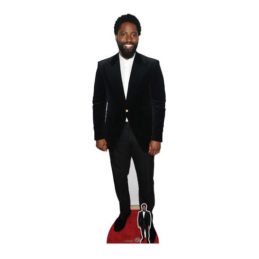 CS829 John David Washington Height 176cm Lifesize Cardboard Cut Out With Mini