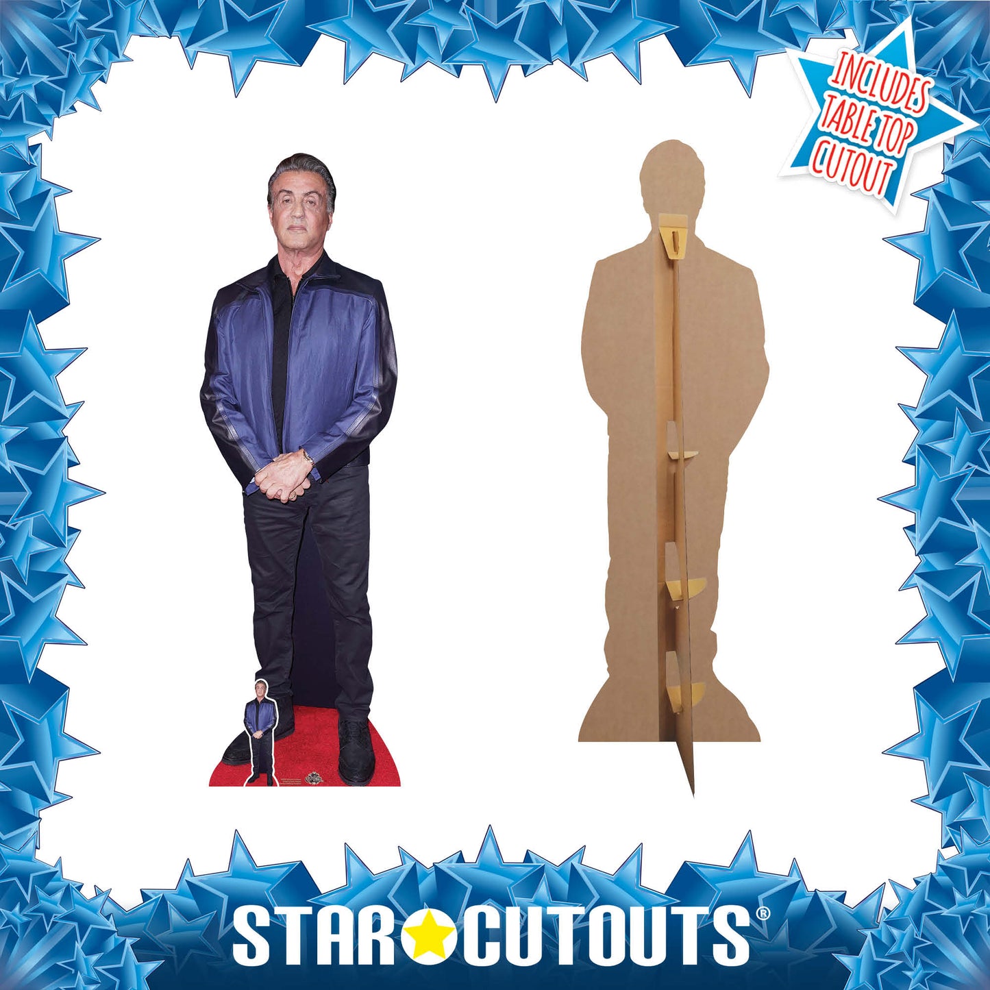 Rambo Sly Stallone - 70 Tall Life Size Cardboard Cutout Standee