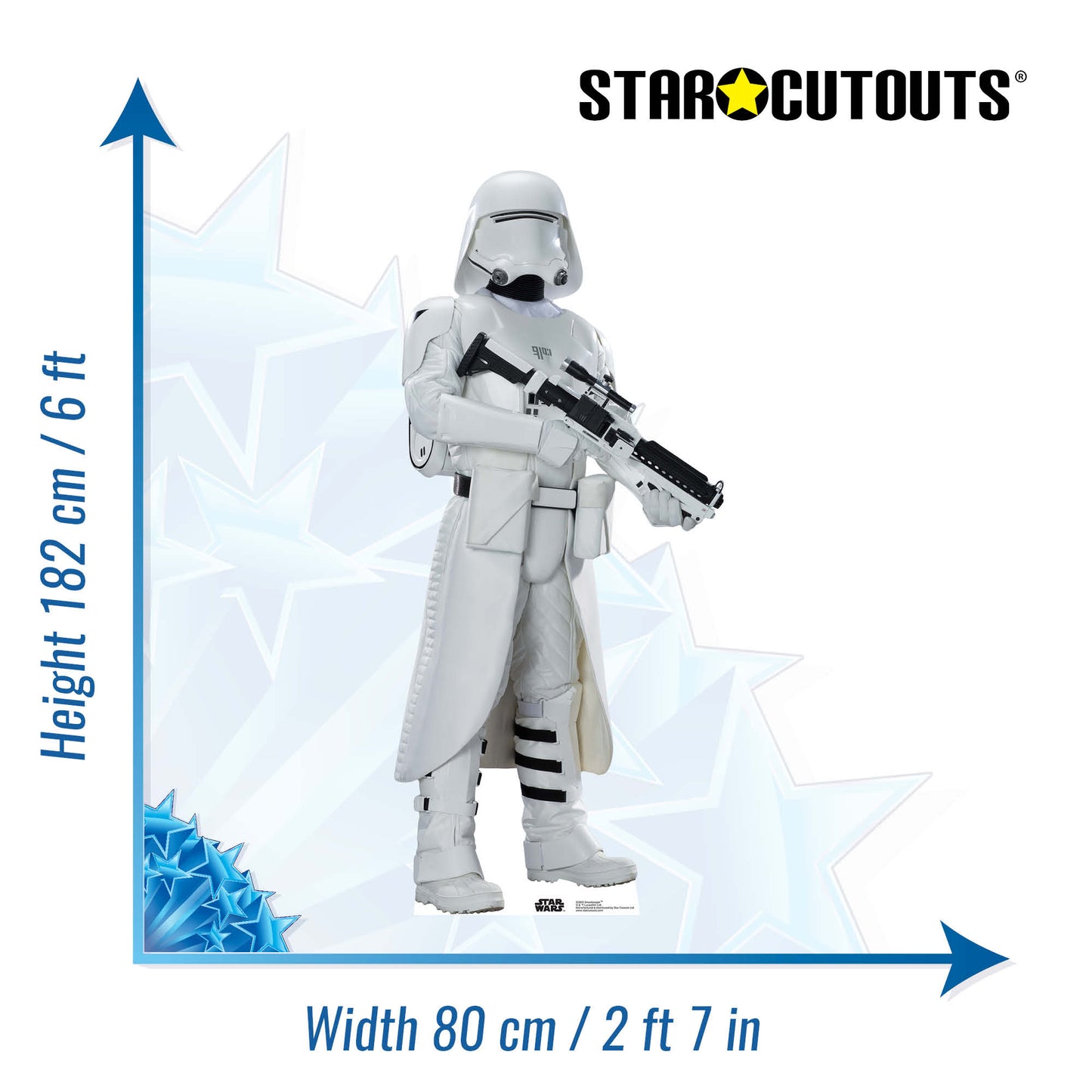 SC833 Snowtrooper (SW:TFA) Cardboard Cut Out Height 182cm