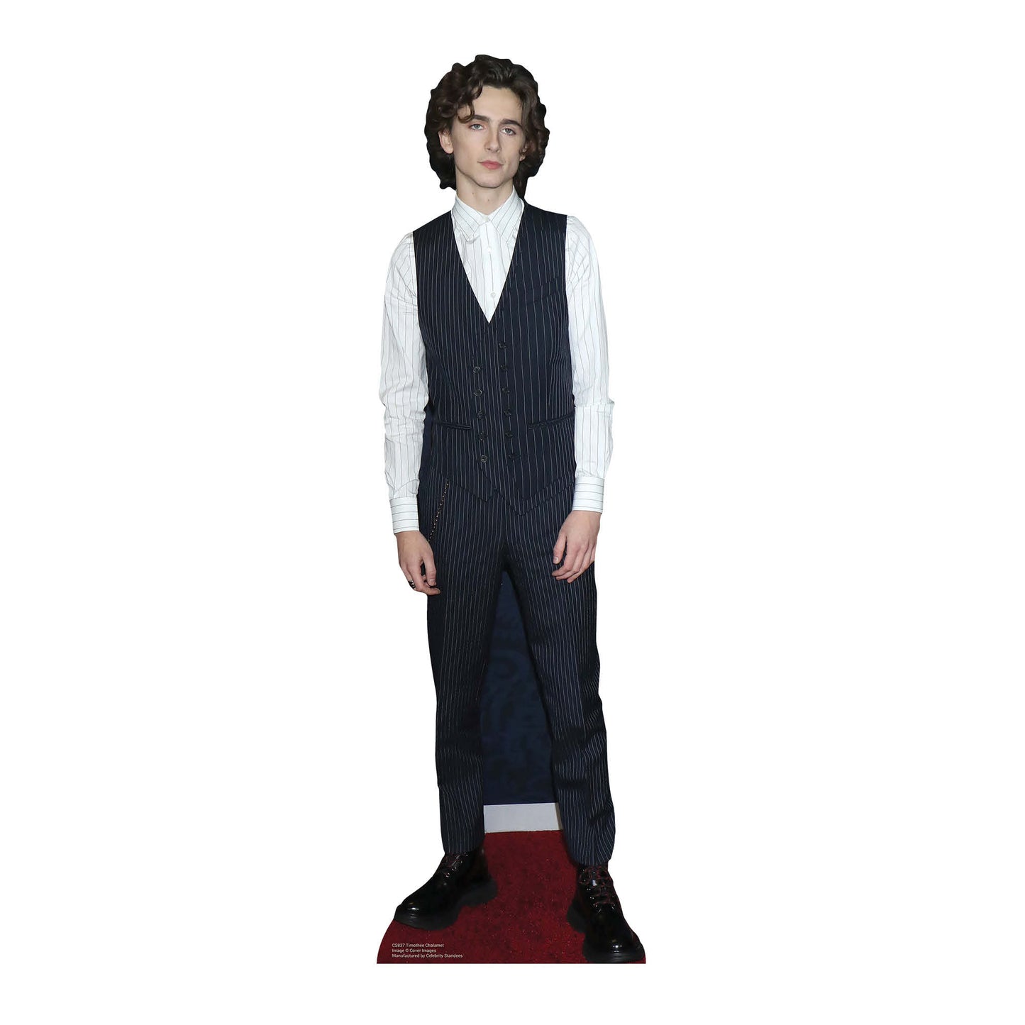 CS837 Timothee Chalamet King Star Mini Waistcoat Height 89cm Small Cardboard Cut Out