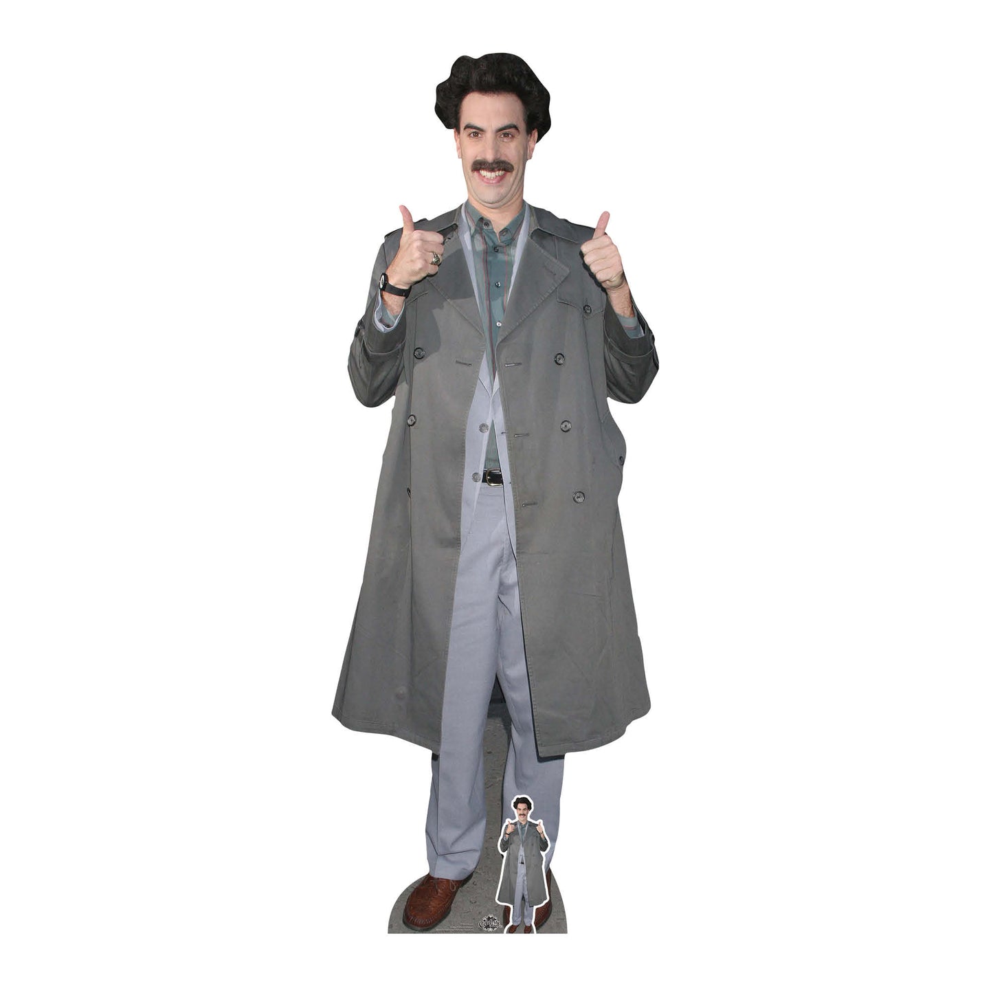 CS839 Borat Sacha Baron Cohen Height 191cm Lifesize Cardboard Cut Out With Mini