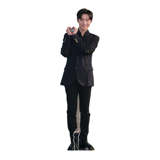 CS840 Yoon Ji Sung Wanna One Height 175cm Lifesize Cardboard Cut Out With Mini