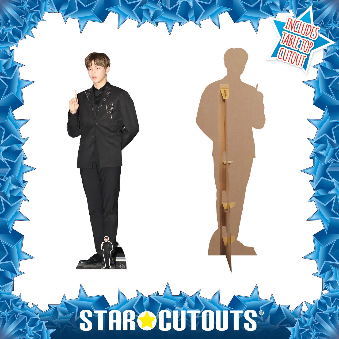 CS842 Kang Daniel Wanna One Height 180cm Lifesize Cardboard Cut Out With Mini