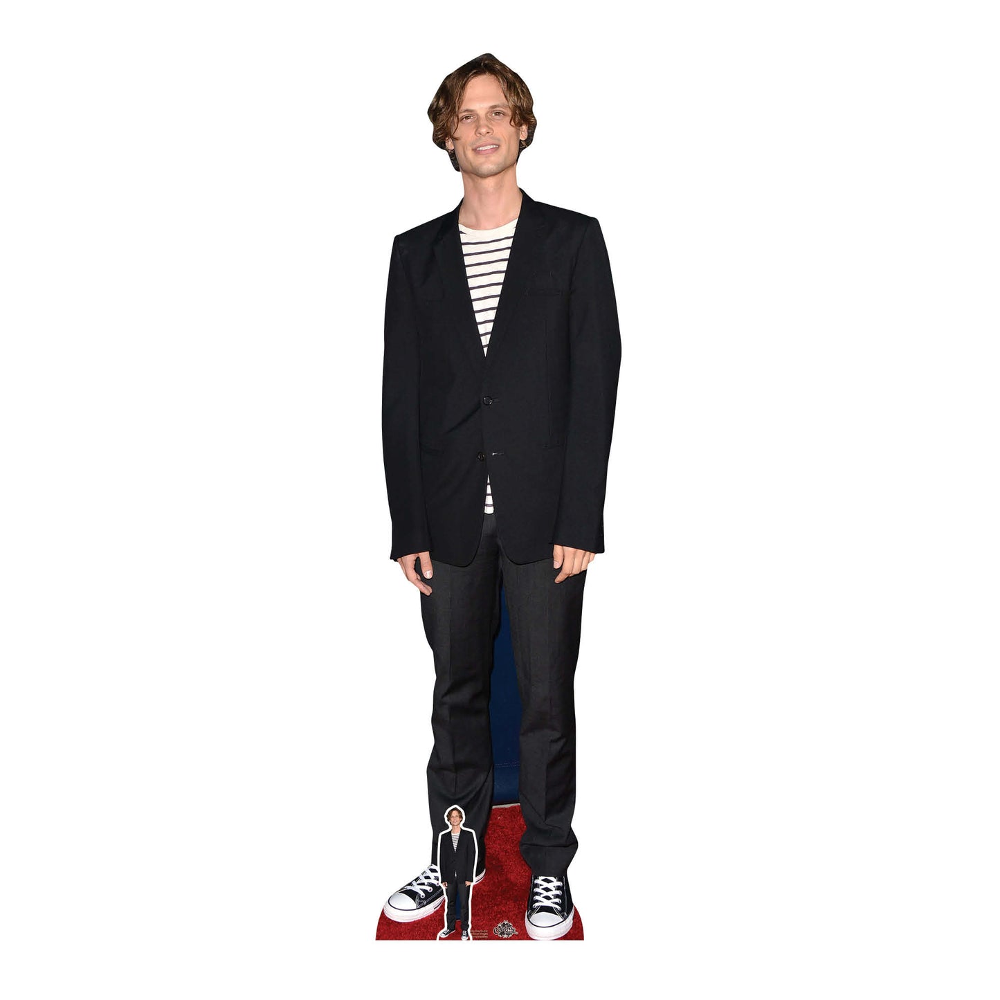 CS843 Matthew Gray Gubler Black Jacket Height 185cm Lifesize Cardboard Cut Out With Mini