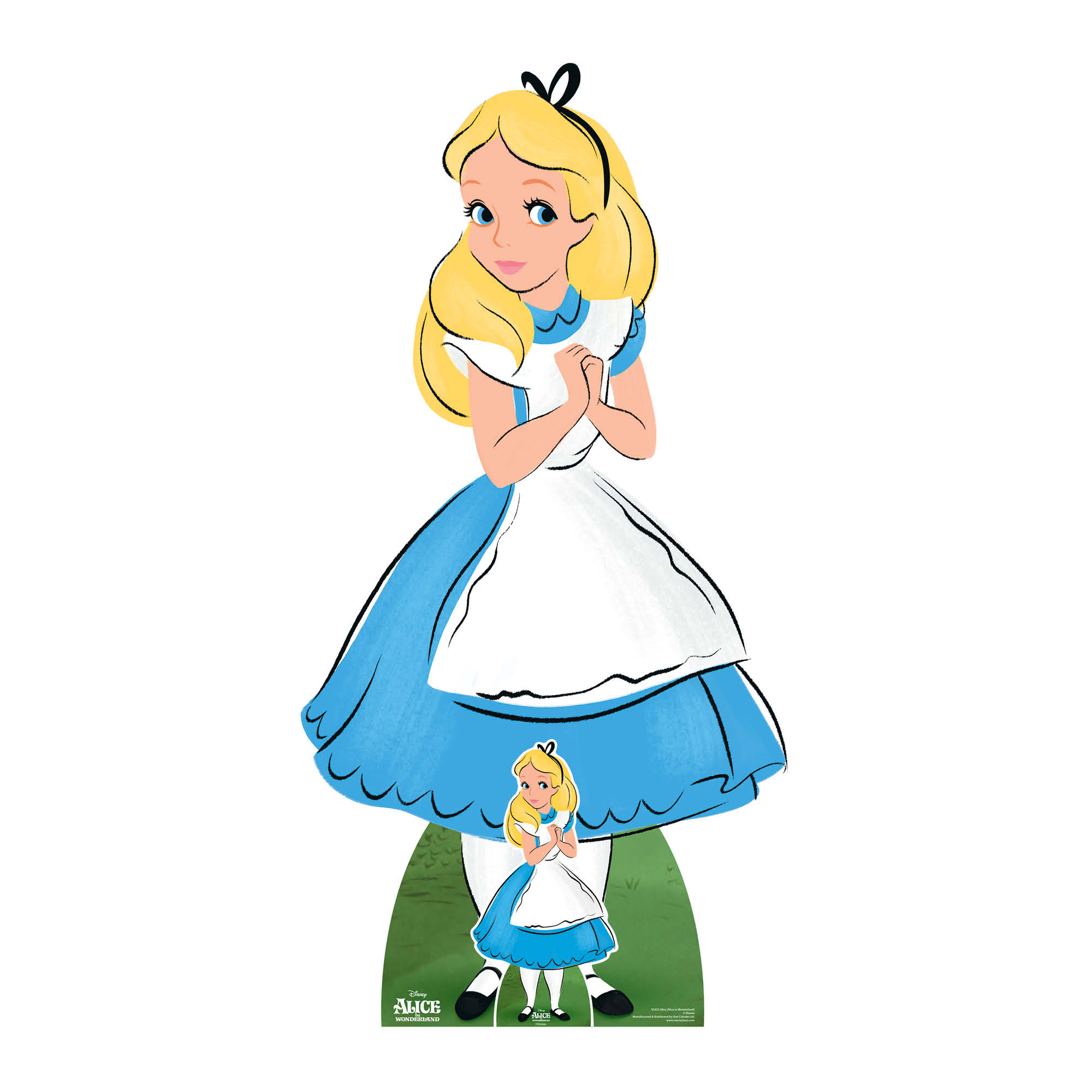 SC853 Alice Classic Alice in Wonderland Cardboard Cut Out Height 159cm ...